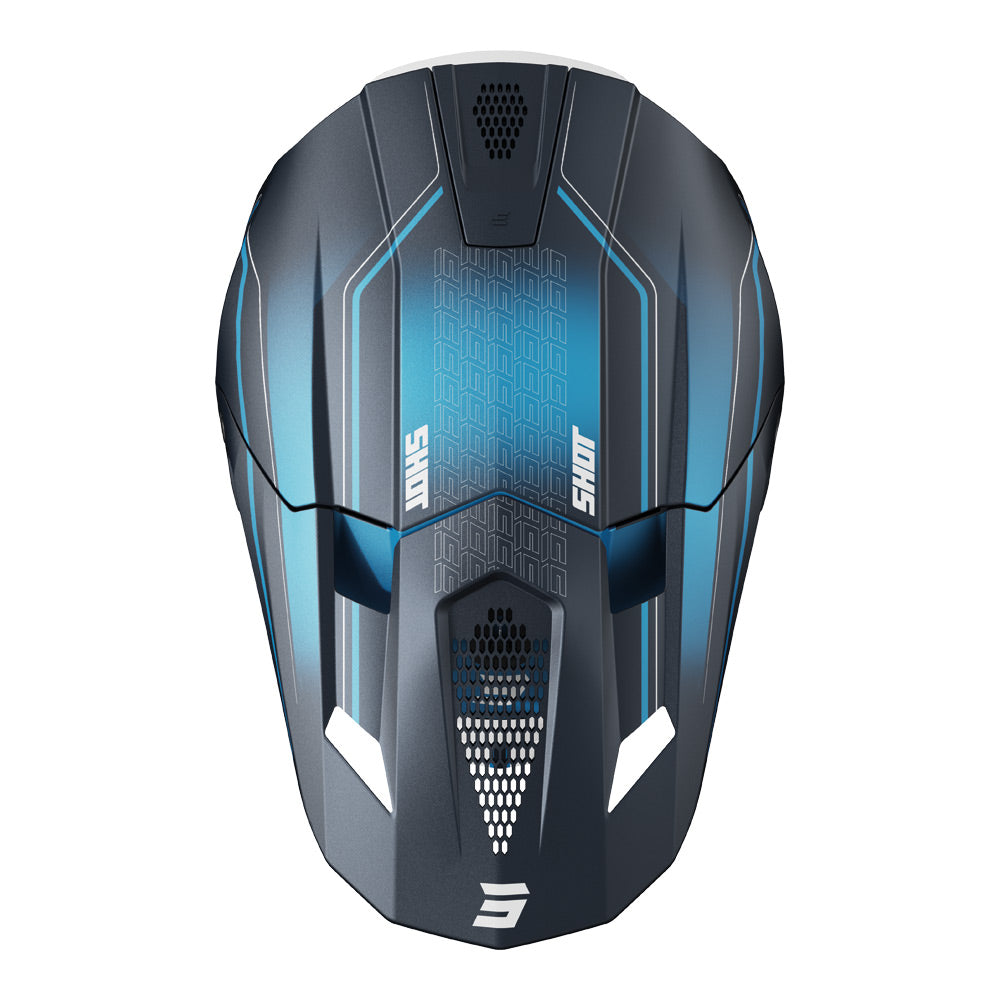SHOT Helmet Lite Challenger Matt Blue XL*