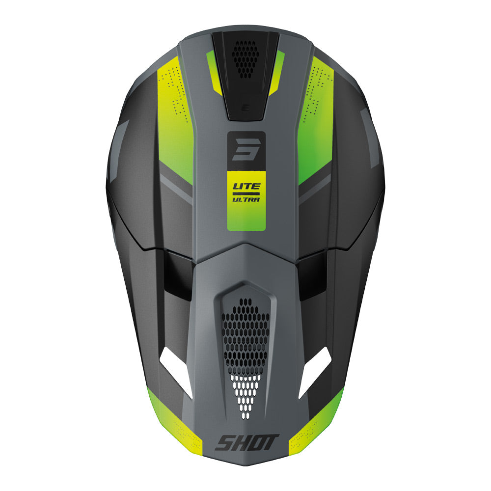 SHOT Helmet Lite Ultra Matt Neon Yellow XL*