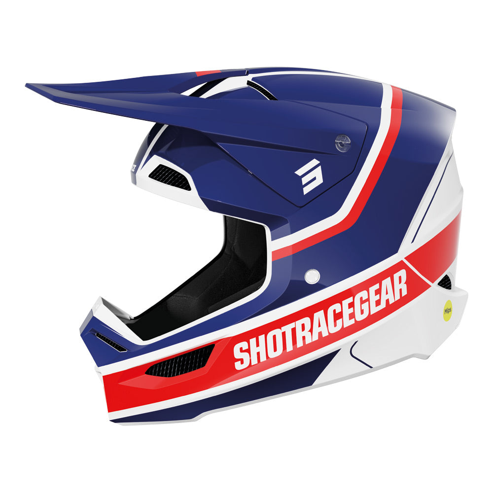 SHOT Helmet Race Mythic Glossy Blue/Red M*