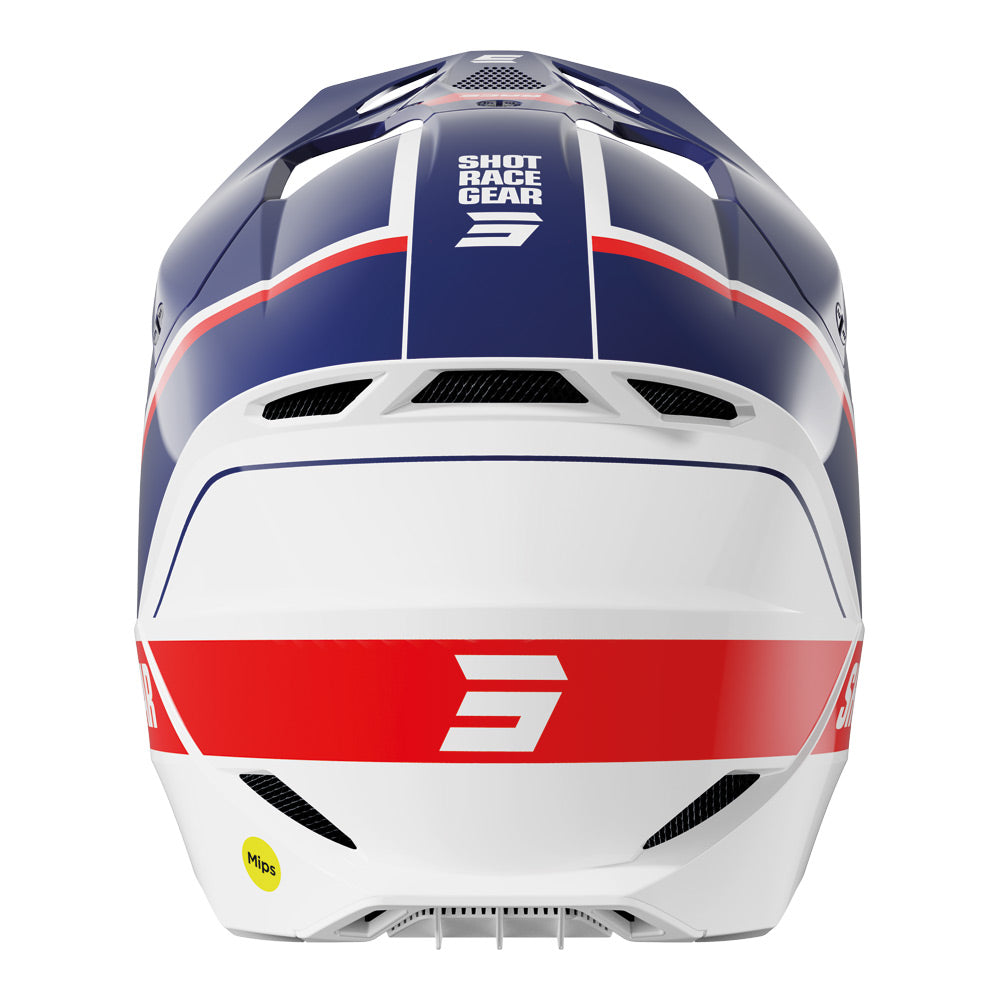 SHOT Helmet Race Mythic Glossy Blue/Red 2XL*