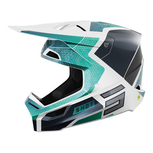 SHOT Helmet Race Phaser Pearly Blue/Turquoise XS*