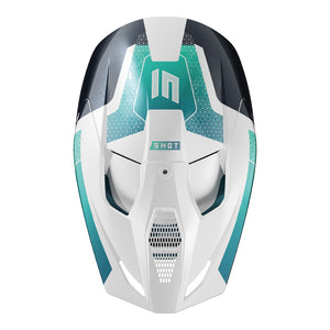 SHOT Helmet Race Phaser Pearly Blue/Turquoise XS*