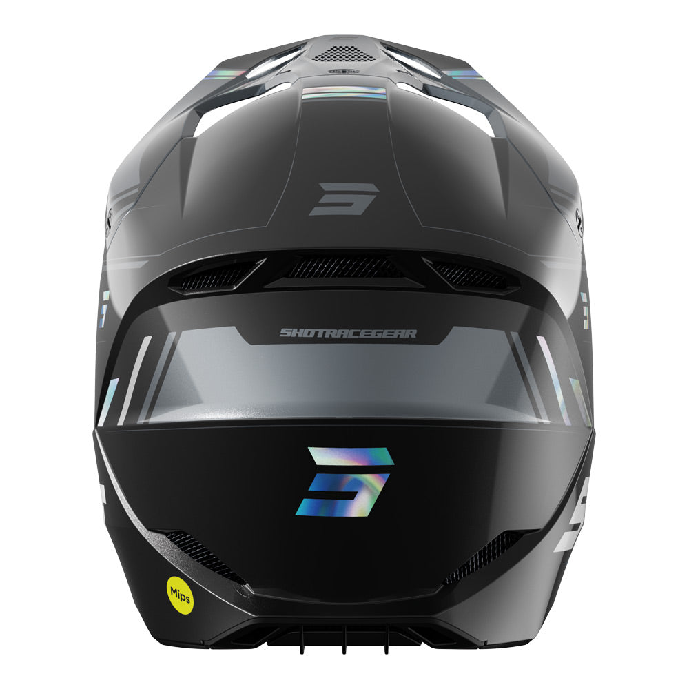 SHOT Helmet Race Sprint Pearly Black Holographic L*