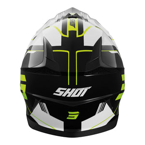 SHOT Helmet Pulse Lines Glossy Black/Neon Yellow XL