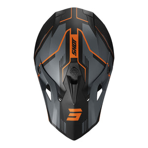 SHOT Helmet Pulse Lines Matt Black/Orange S
