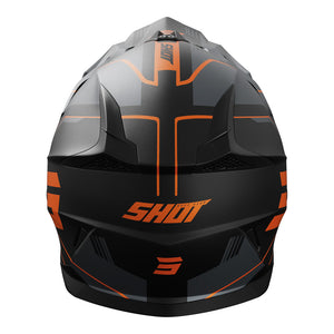 SHOT Helmet Pulse Lines Matt Black/Orange L