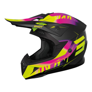 SHOT Helmet Pulse X-Treme Matt Pink/Yellow L*
