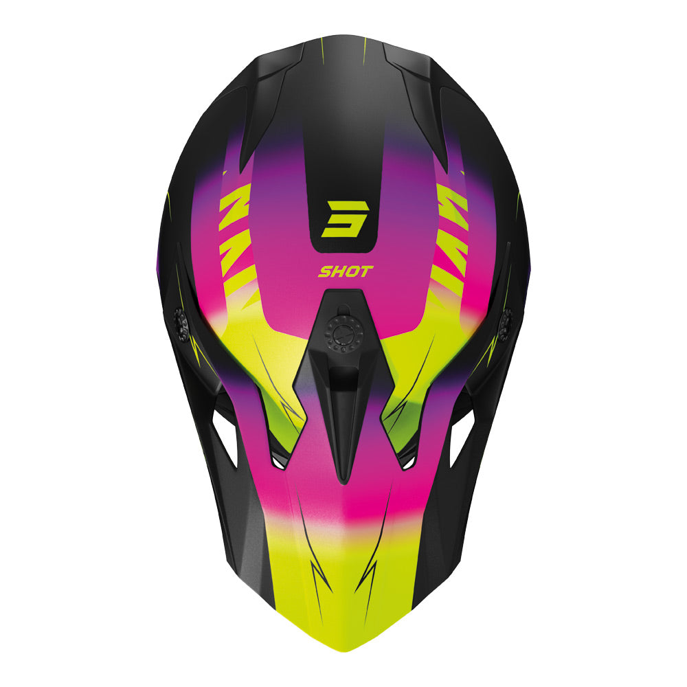 SHOT Helmet Pulse X-Treme Matt Pink/Yellow XL*