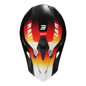 SHOT Kids Helmet Pulse X-Treme Glossy Orange/Red S