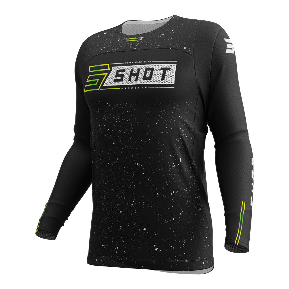SHOT Jersey Contact Art Black L
