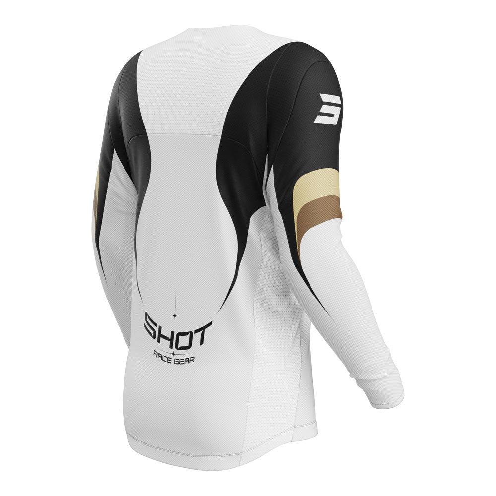SHOT Jersey Contact Manta White XL