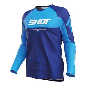 SHOT Jersey Draw Private Blue M