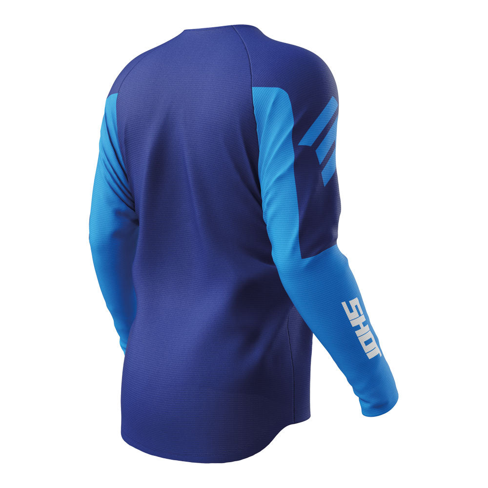 SHOT Jersey Draw Private Blue XL