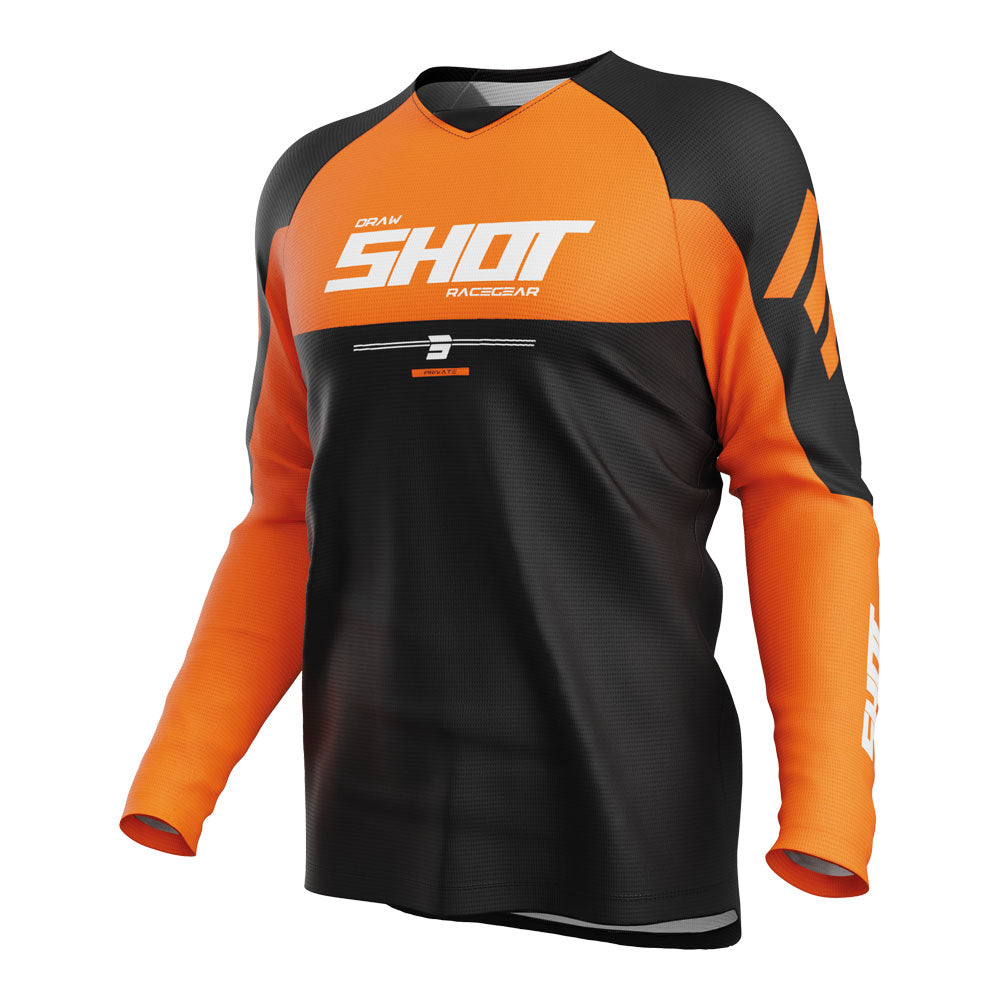 SHOT Jersey Draw Private Orange M