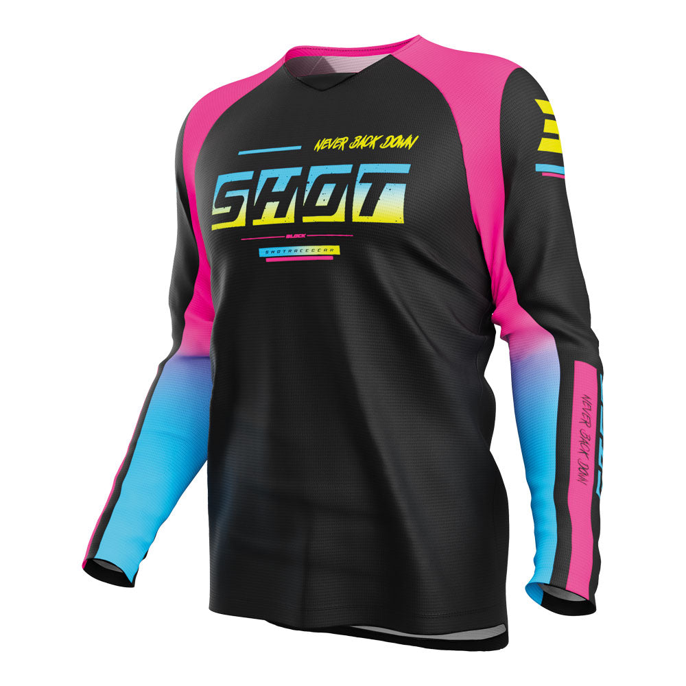 SHOT Kids Jersey Draw Block Pink 4/5*