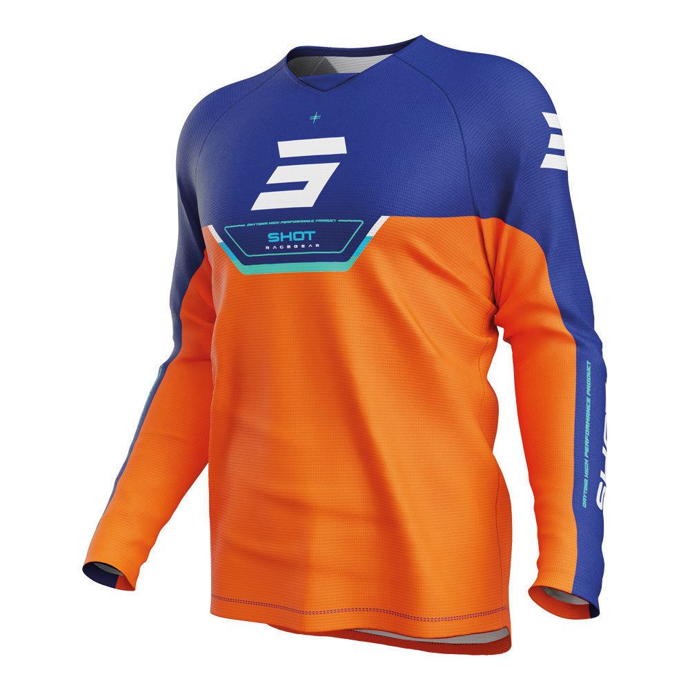 SHOT Kids Jersey Draw Daytona Orange 10/11