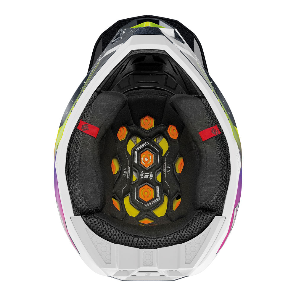 SHOT Helmet Lite Racing Blue/Neon Yellow Pearly 2XL*