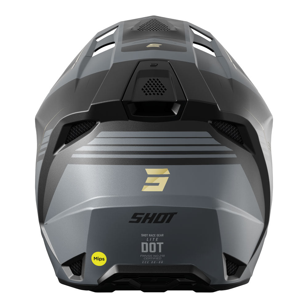SHOT Helmet Lite S10 Black/Grey Matt L