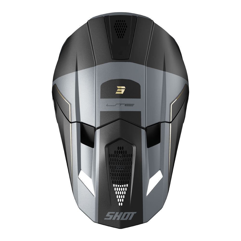 SHOT Helmet Lite S10 Black/Grey Matt XL
