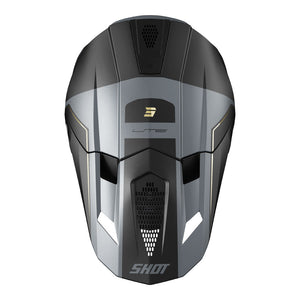 SHOT Helmet Lite S10 Black/Grey Matt XL