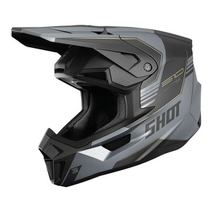 SHOT Helmet Lite S10 Black/Grey Matt 2XL