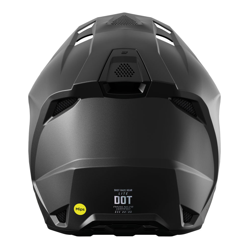 SHOT Helmet Lite Solid Black Matt L