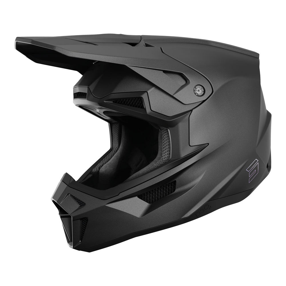 SHOT Helmet Lite Solid Black Matt 2XL