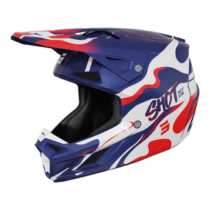 SHOT Helmet Speed Beast Blue/Red Pearly M*