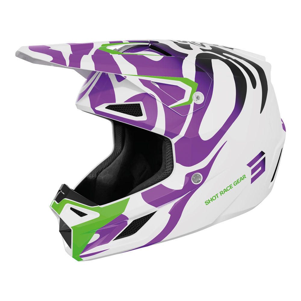 SHOT Helmet Speed Ghost Purple Glossy XS