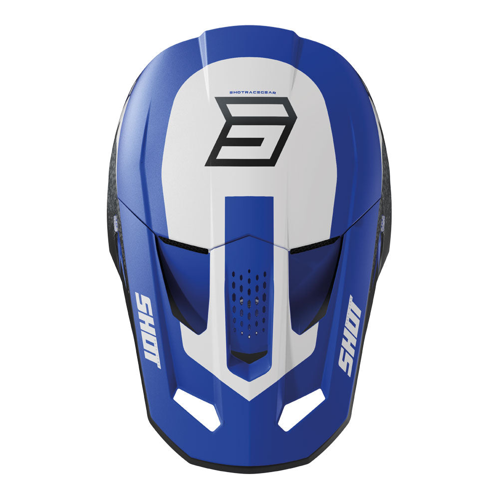 SHOT Helmet Speed Hybrid Blue Matt XL
