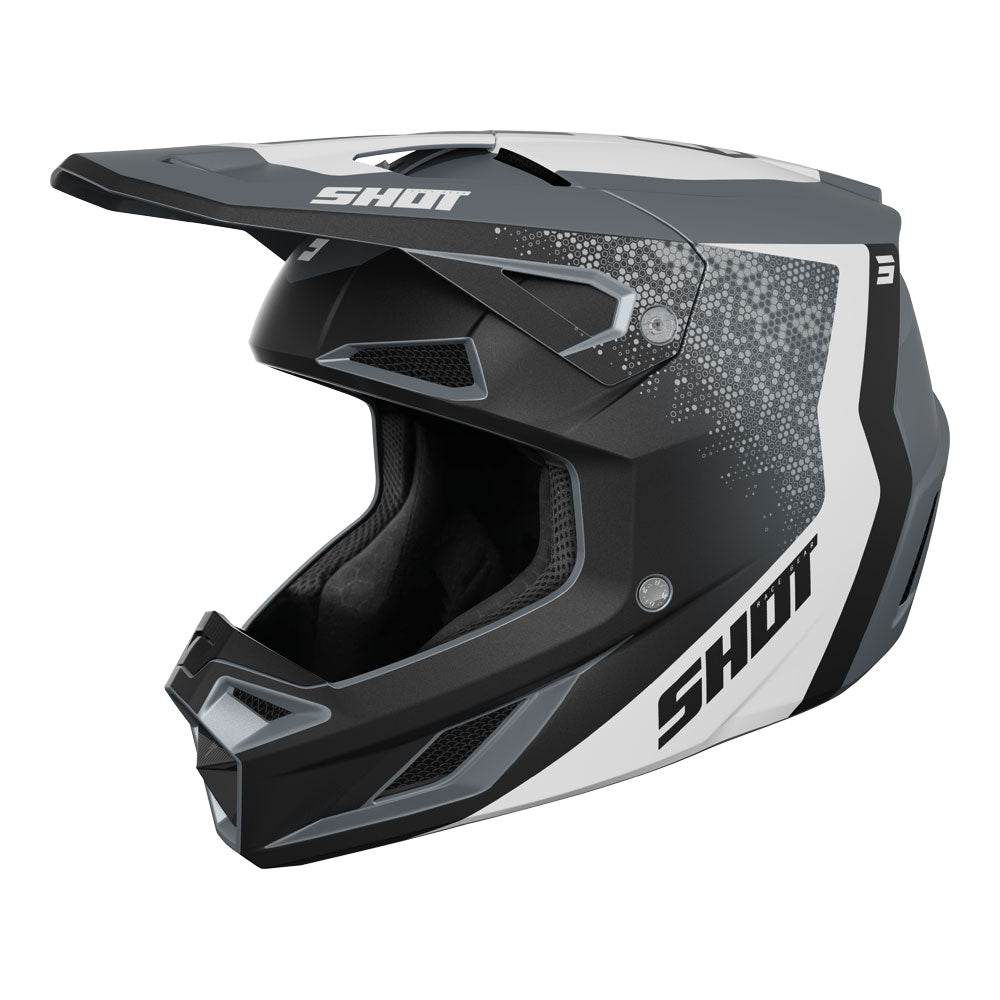 SHOT Helmet Speed Hybrid Grey Matt L
