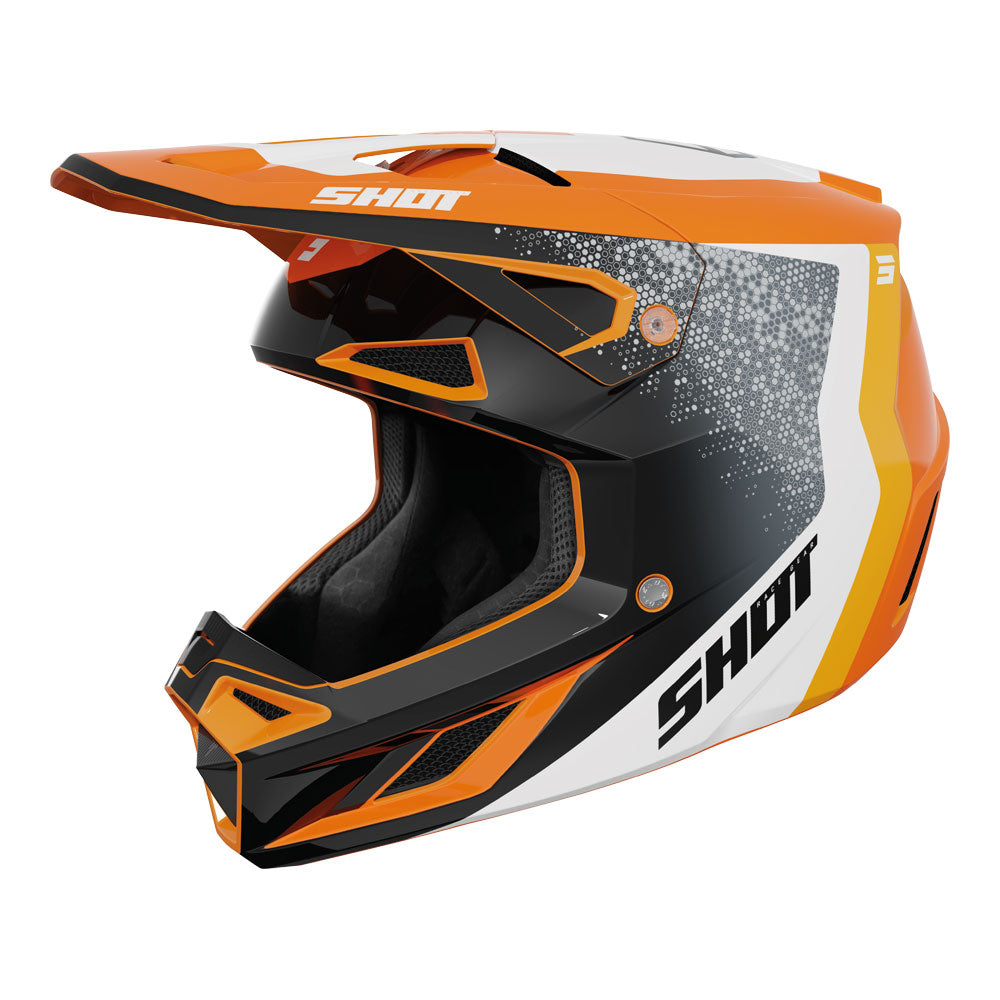 SHOT Helmet Speed Hybrid Orange Glossy XS