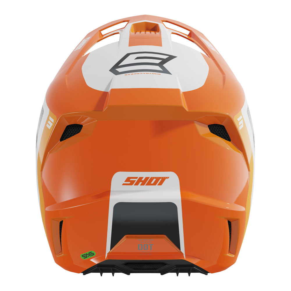 SHOT Helmet Speed Hybrid Orange Glossy XL