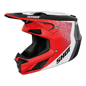 SHOT Helmet Speed Hybrid Red Glossy XS