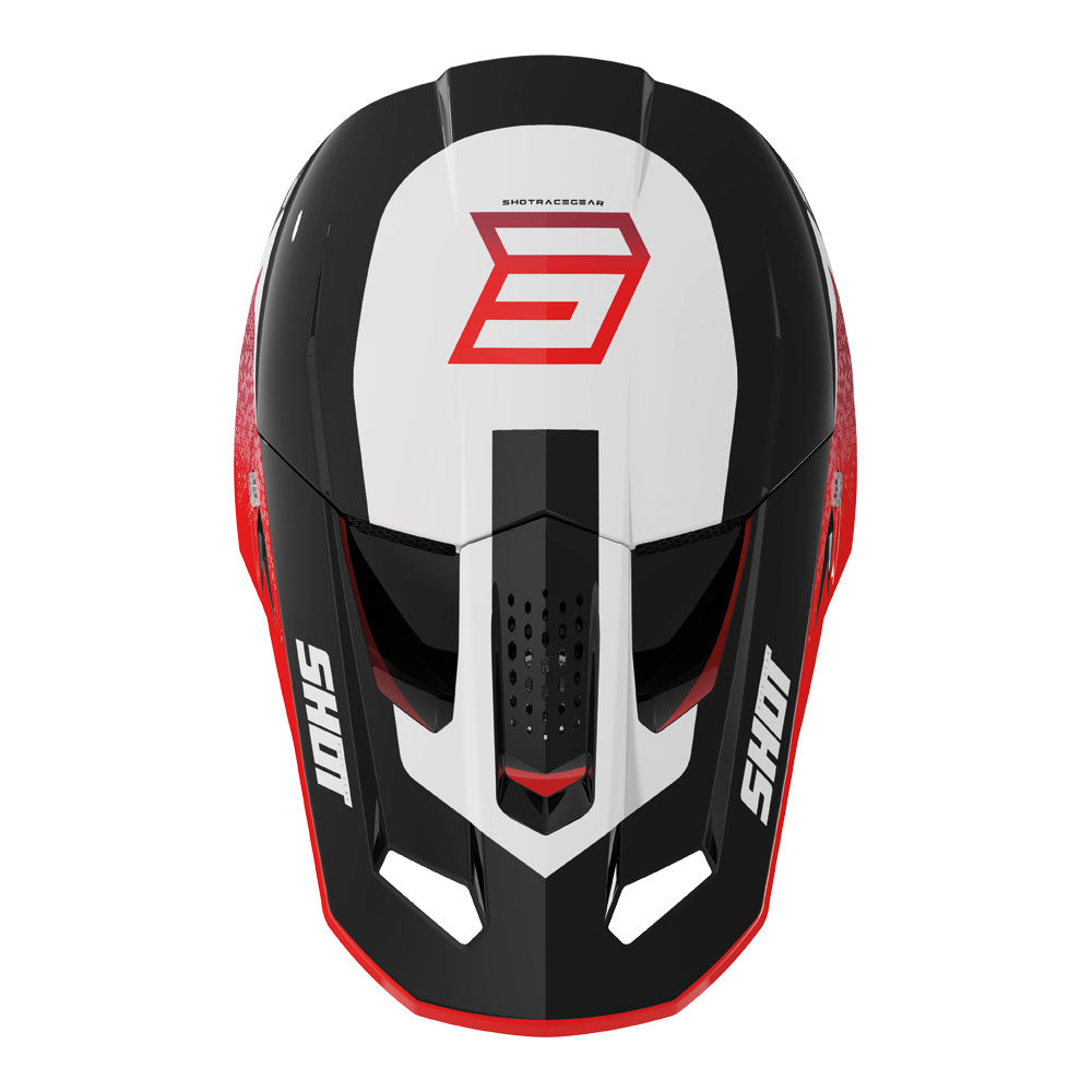 SHOT Helmet Speed Hybrid Red Glossy L