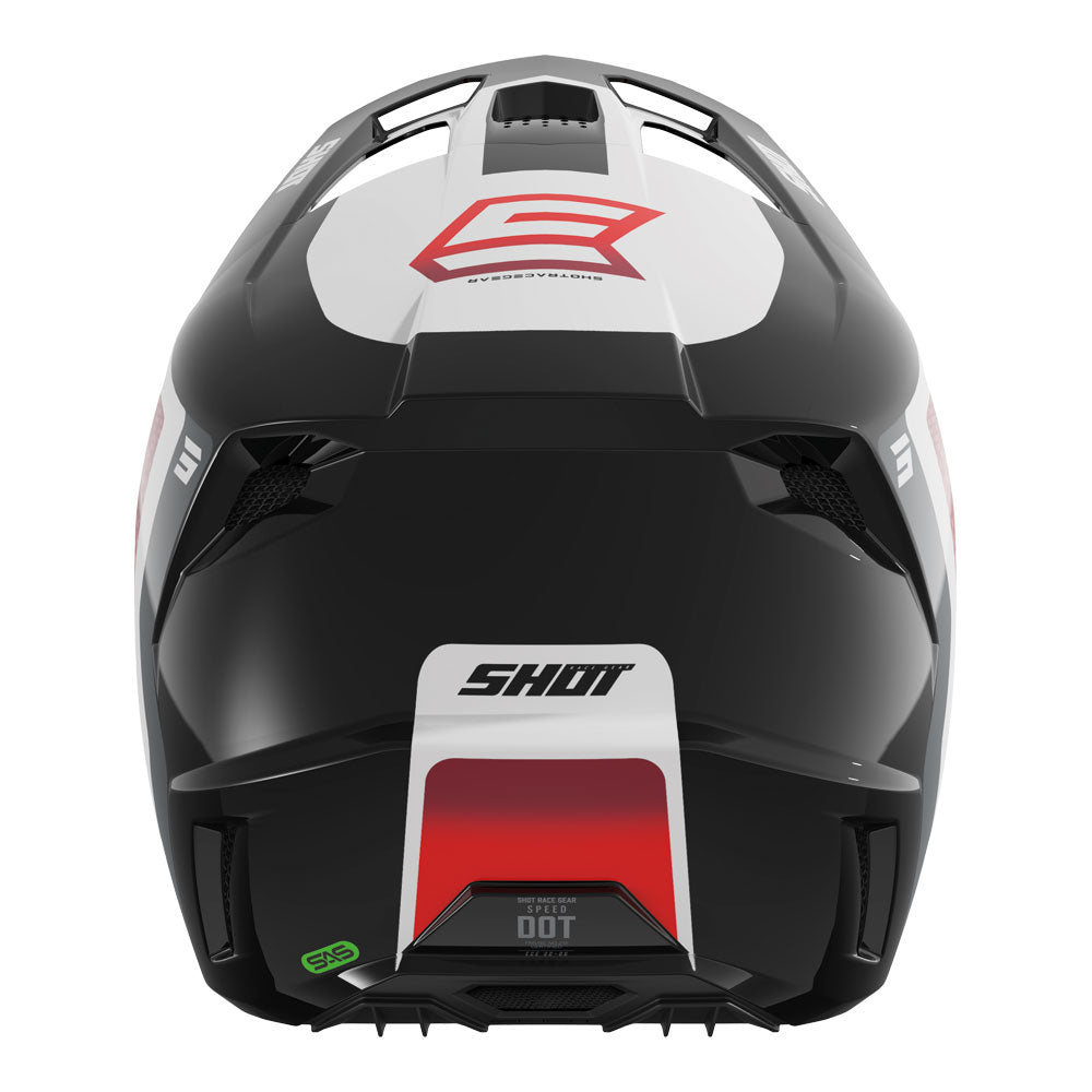 SHOT Helmet Speed Hybrid Red Glossy 2XL