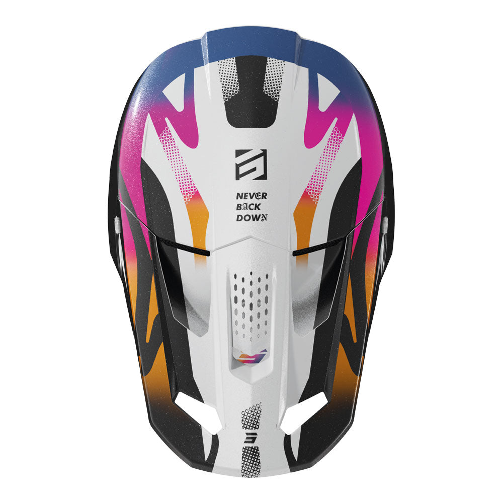 SHOT Helmet Speed Wave Black/White Pearly M