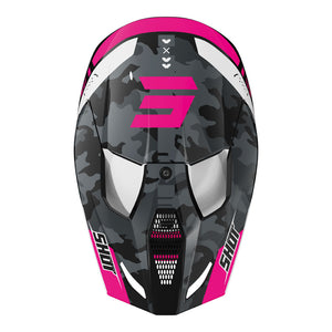SHOT Helmet Furious Flash Pink Glossy L