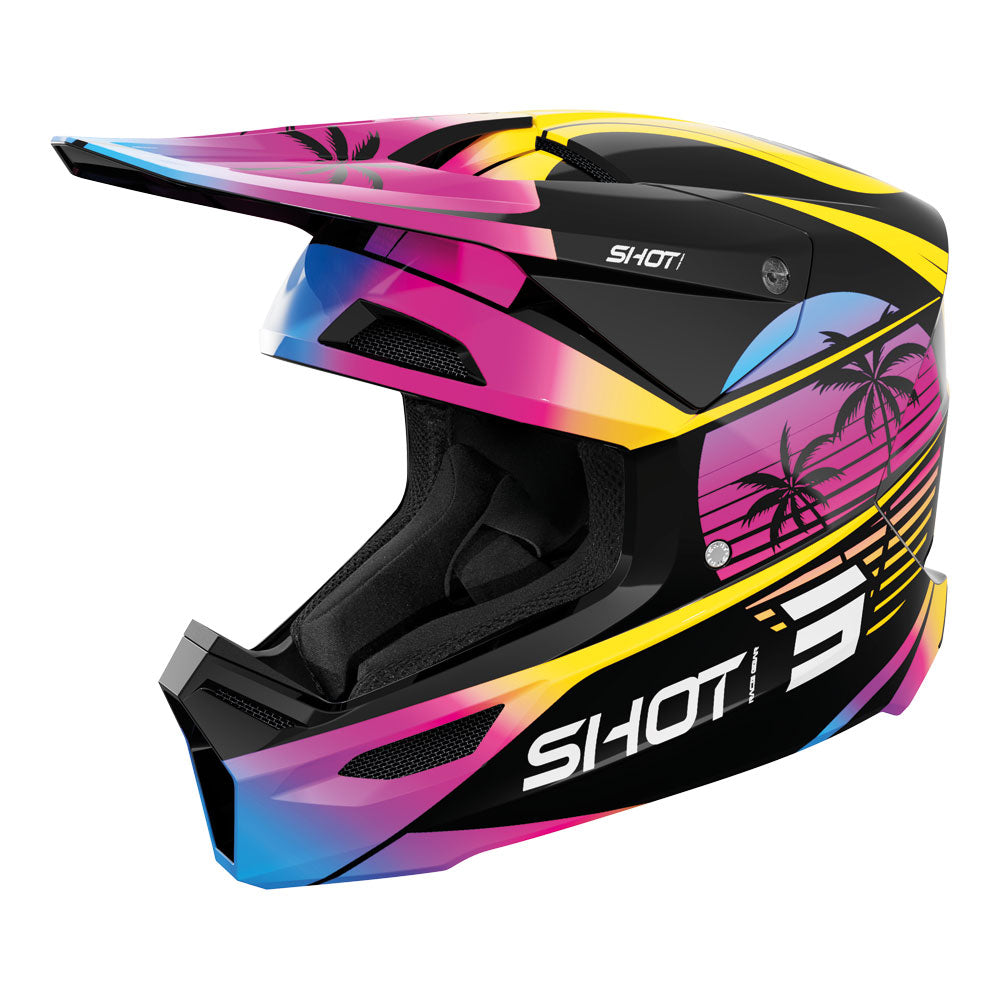 SHOT Helmet Furious Miami Orange L