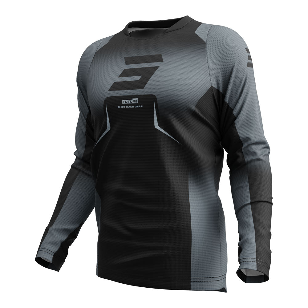 SHOT Jersey Devo Future Black L