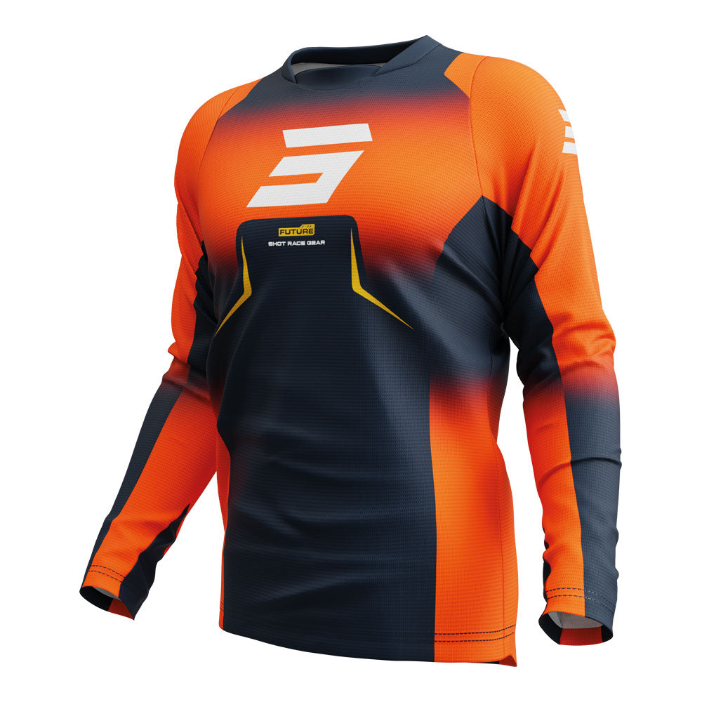 SHOT Jersey Devo Future Blue Orange 3XL