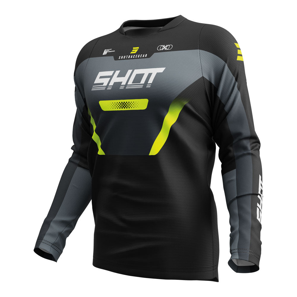 SHOT Jersey Devo Struck Grey 2XL