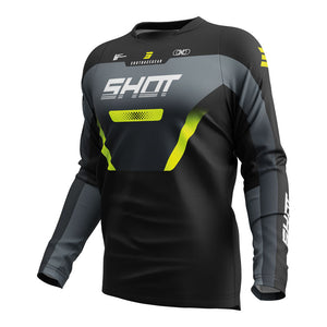 SHOT Jersey Devo Struck Grey 2XL