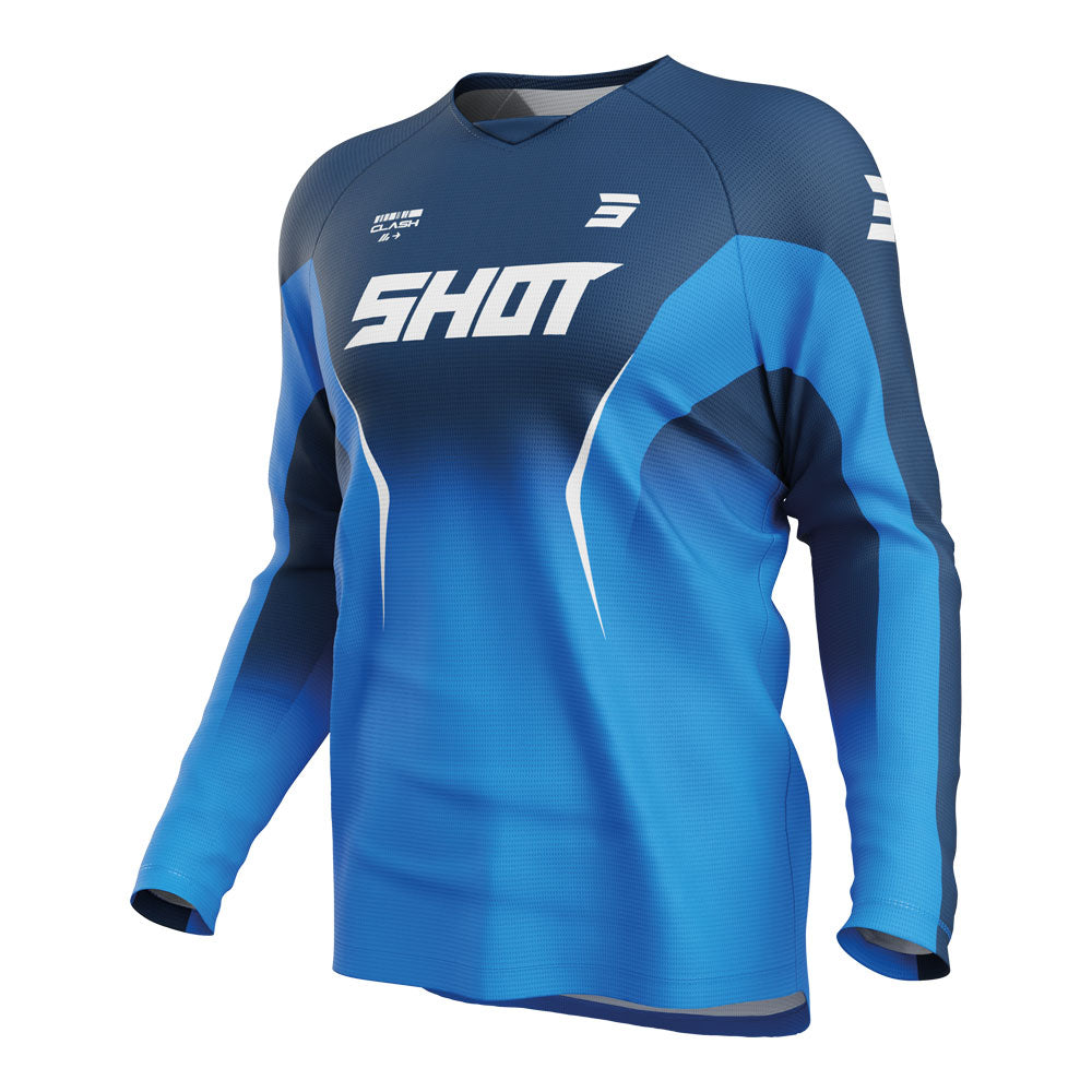 SHOT Jersey Draw Clash Blue M