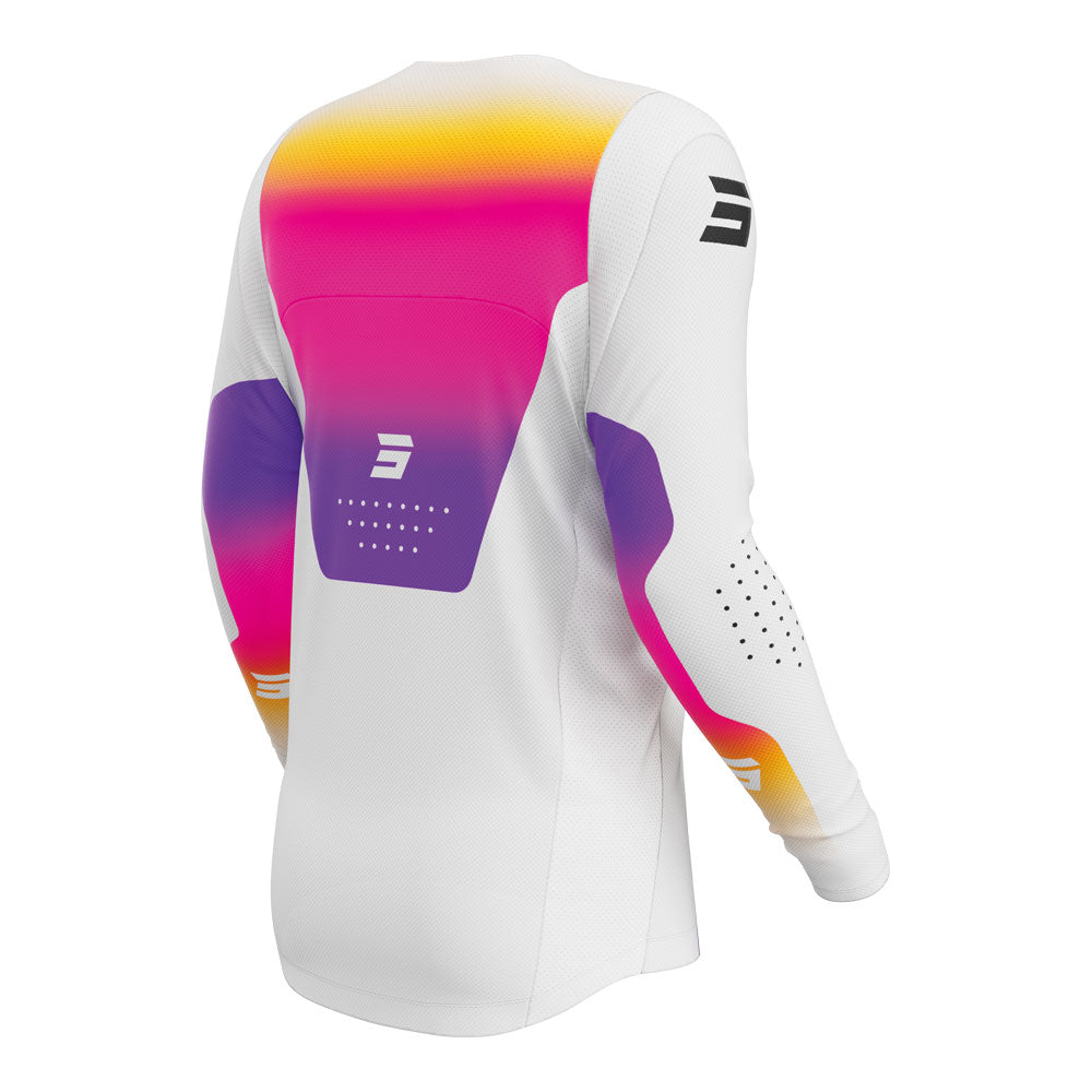 SHOT Kids Jersey Contact Stream White 8/9