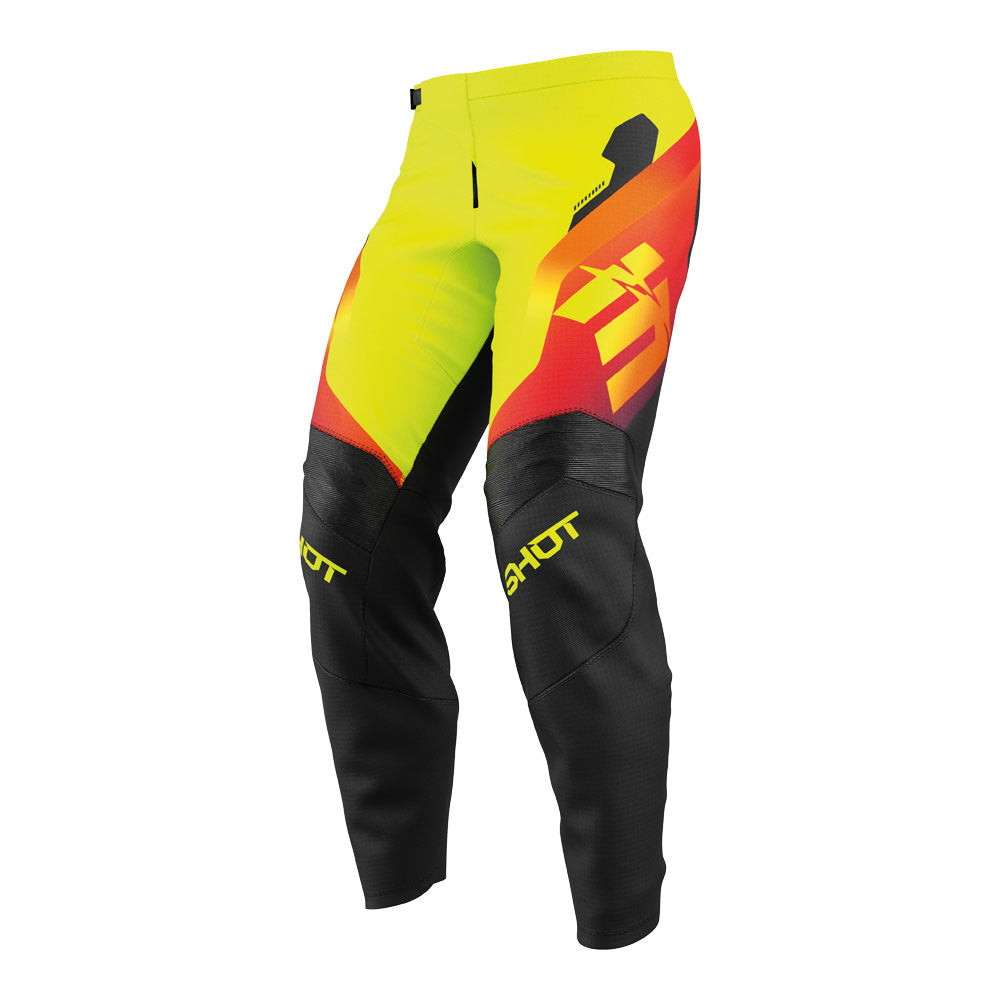 SHOT Kids Pants Draw Rocket Neon Yellow 4/5 US18