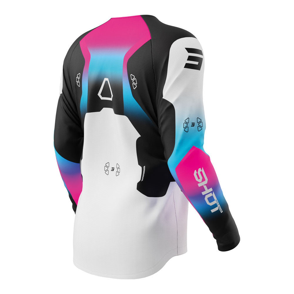 SHOT Kids Jersey Draw Rocket Pink 6/7