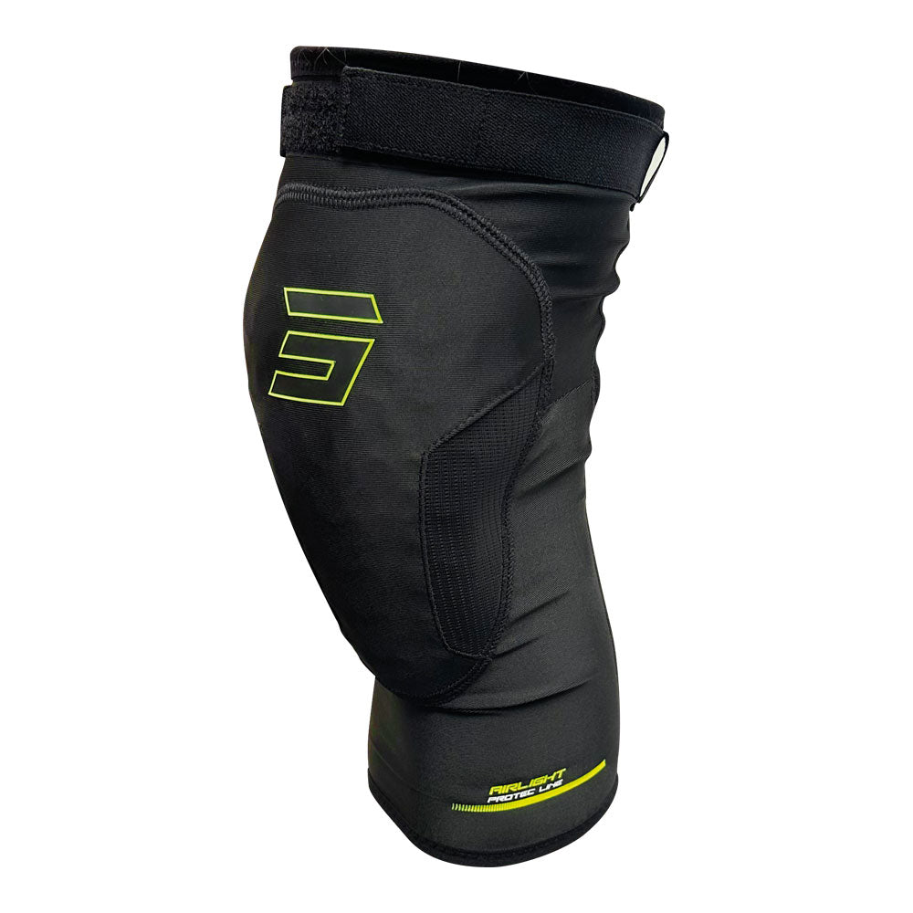 SHOT Kids Knee Guards Airlight 2.0 Black/Neon Yellow YL/YXL