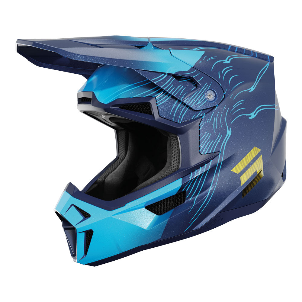 SHOT Helmet Lite Volt Blue Pearly XL