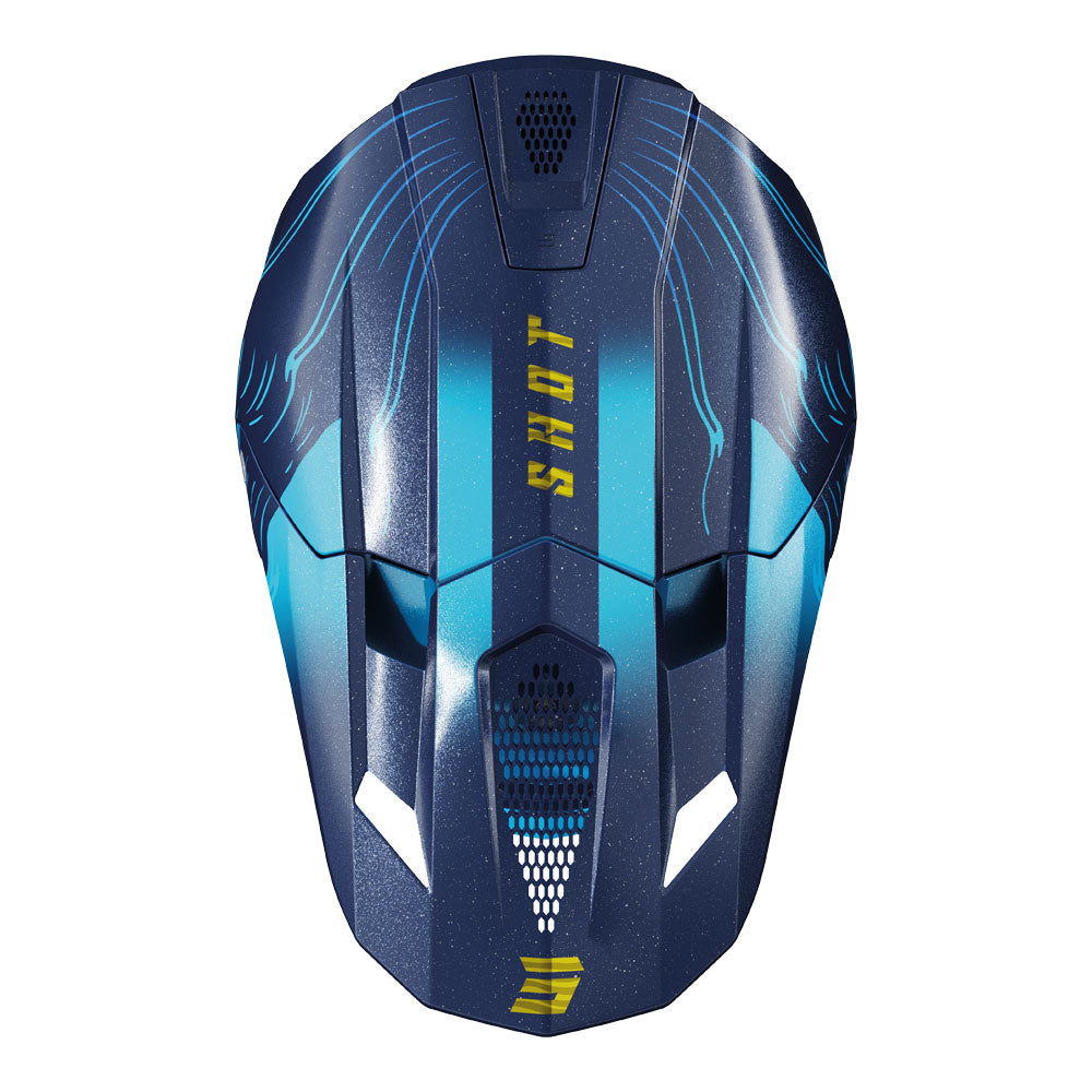 SHOT Helmet Lite Volt Blue Pearly XL